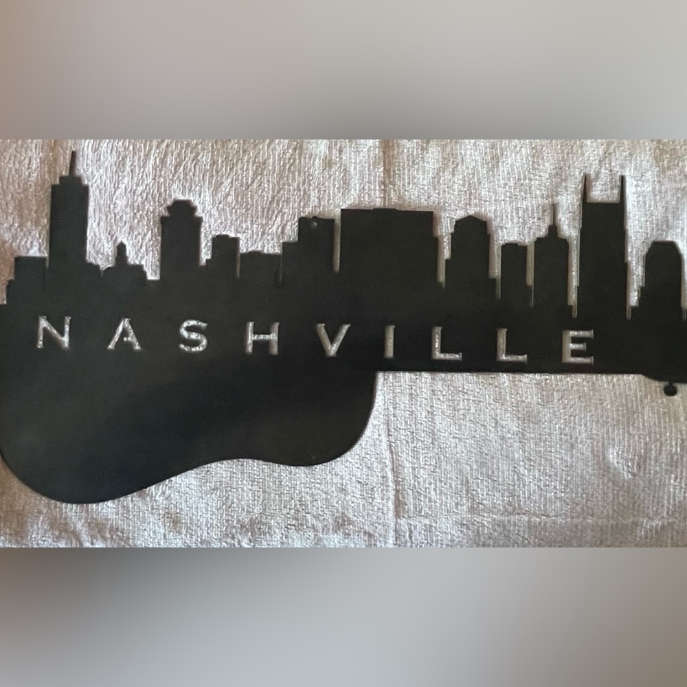 Rustic Worx Nashville Steel Wall Hanging
